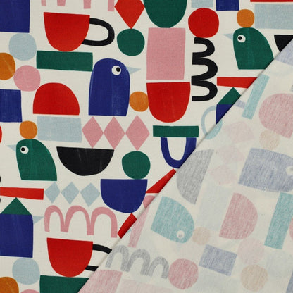 Bio French Terry Graphic Jennifer Bouron - Würfel &amp; Mütze