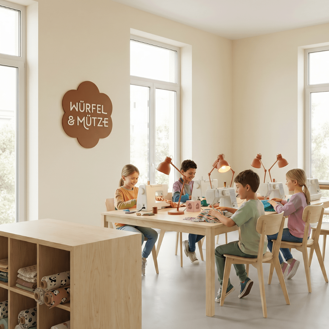 Nähnachmittag für Kids ab 8 Jahren // Mittwoch, 10. Juni 2026 - Würfel &amp; Mütze