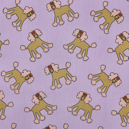 Popeline - Dogs Jennifer Bouron Lila - Würfel &amp; Mütze