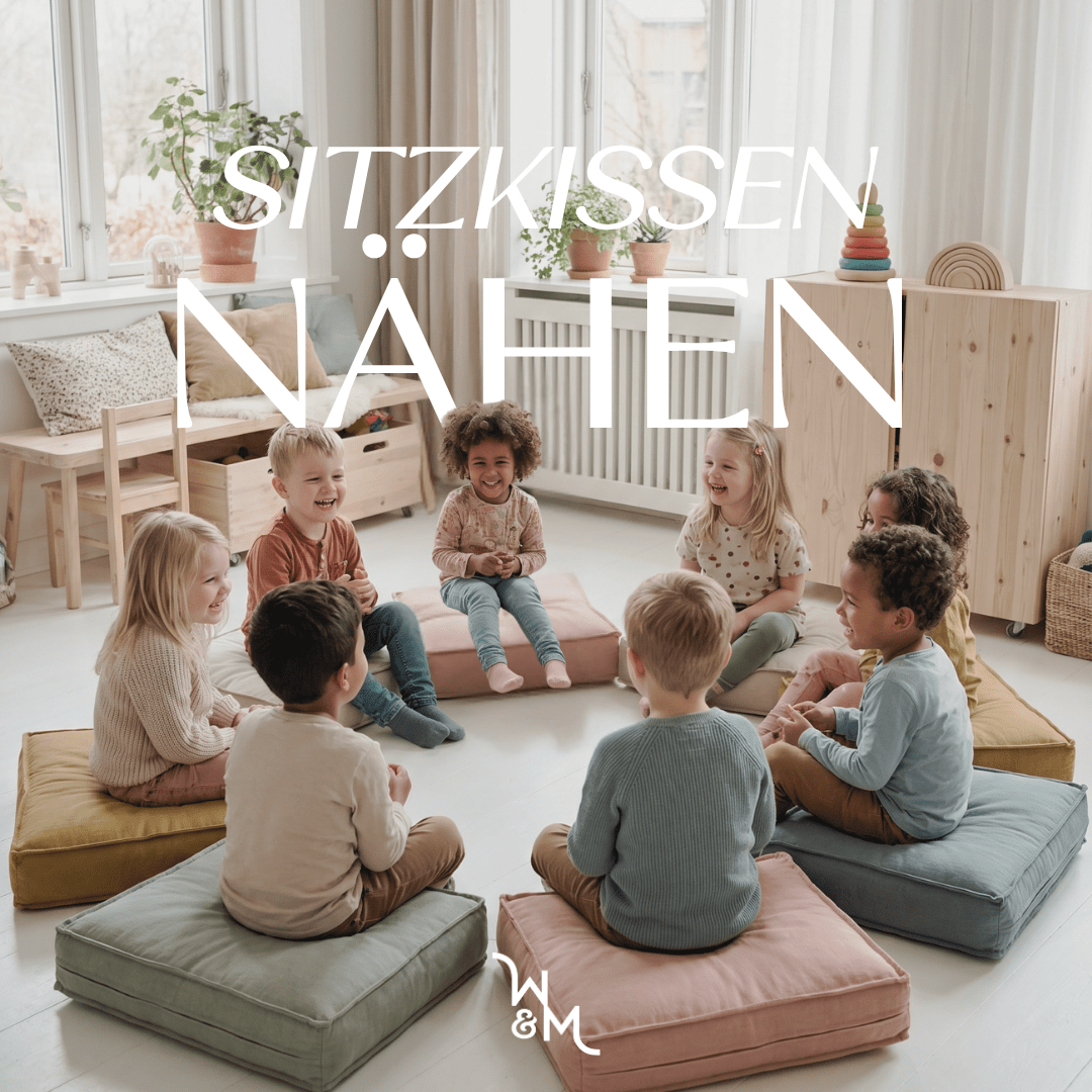 Sitzkissen für Kindergarten nähen // Donnerstag, 18. Juni 2026 - Würfel &amp; Mütze