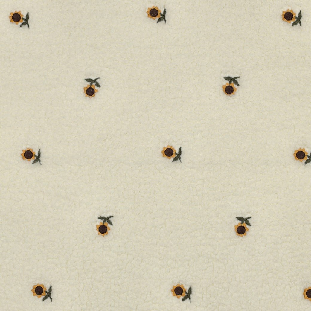 Teddystoff Sunflower Embroidery - Würfel &amp; Mütze
