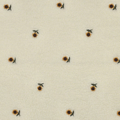Teddystoff Sunflower Embroidery - Würfel &amp; Mütze