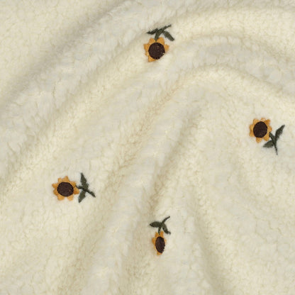 Teddystoff Sunflower Embroidery - Würfel &amp; Mütze