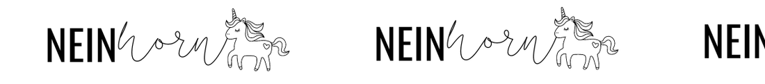 Eigenproduktion Kordel &quot;Neinhorn&quot; - Würfel &amp; Mütze
