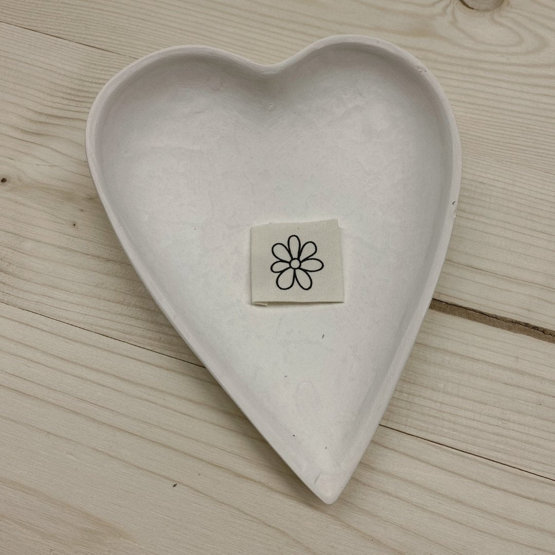 Eigenproduktion Label &quot;Blume&quot; - Würfel &amp; Mütze
