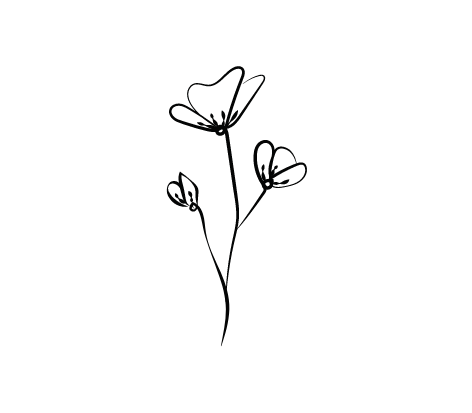 Eigenproduktion Label &quot;Flower&quot; - Würfel &amp; Mütze