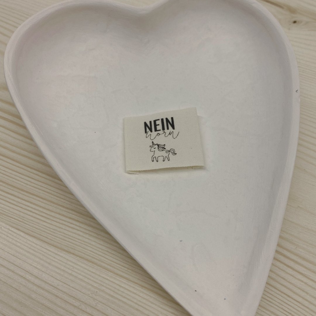 Eigenproduktion Label &quot;Neinhorn&quot; - Würfel &amp; Mütze