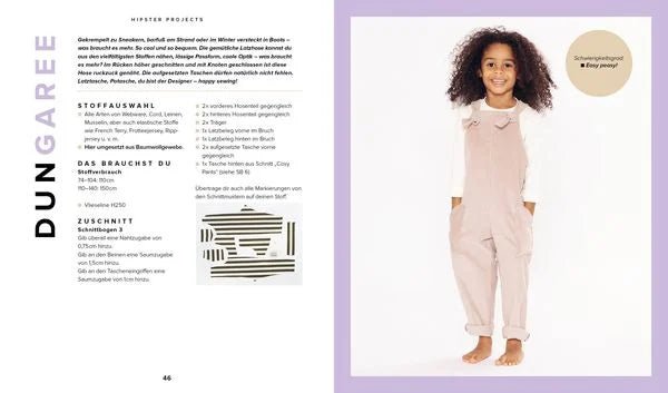 Little Hipster: Kinderkleidung nähen. Frech, wild, wunderbar! - Würfel &amp; Mütze