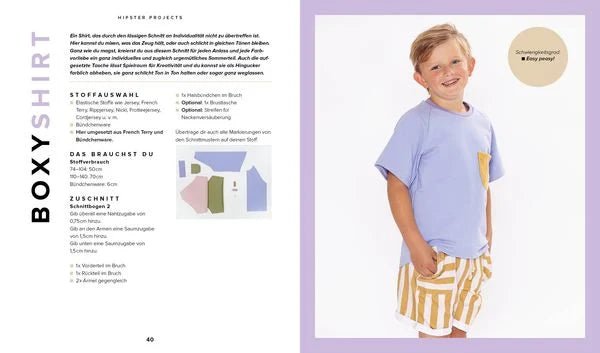Little Hipster: Kinderkleidung nähen. Frech, wild, wunderbar! - Würfel & Mütze