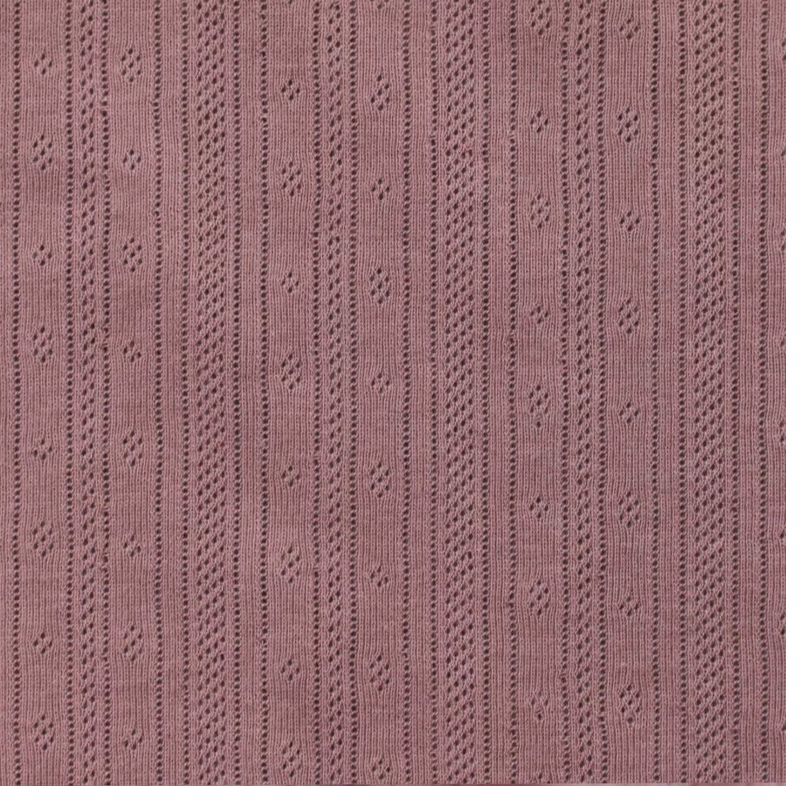 Pointoille Feinstrickjersey Altmauve - Würfel &amp; Mütze